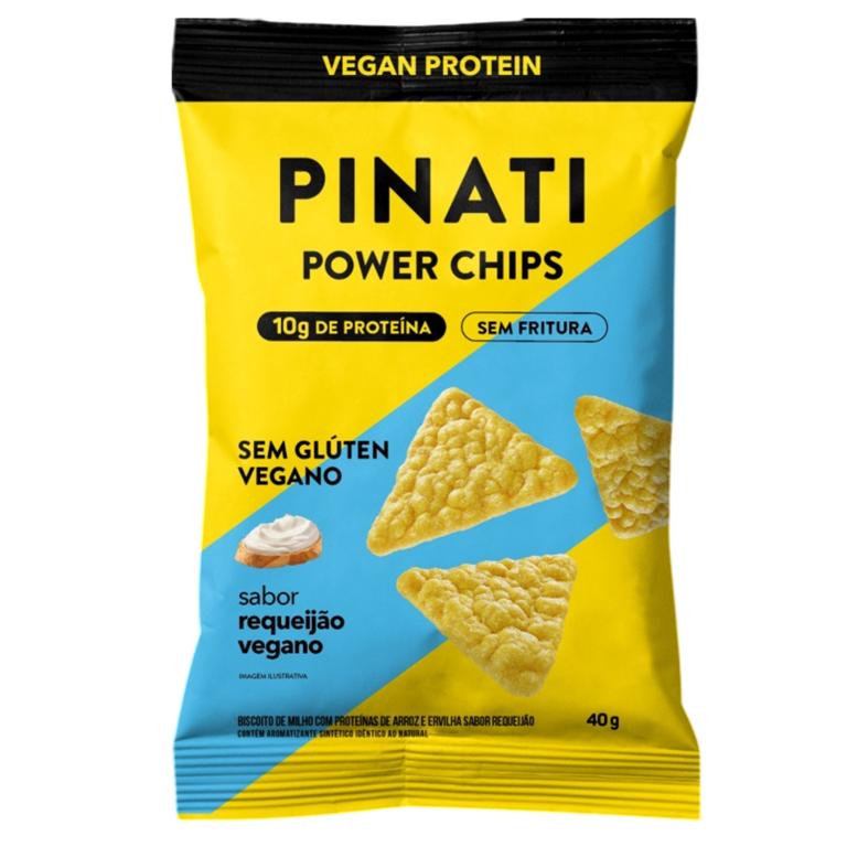 Power Chips Proteico Requeijão Vegano PINATI 40g