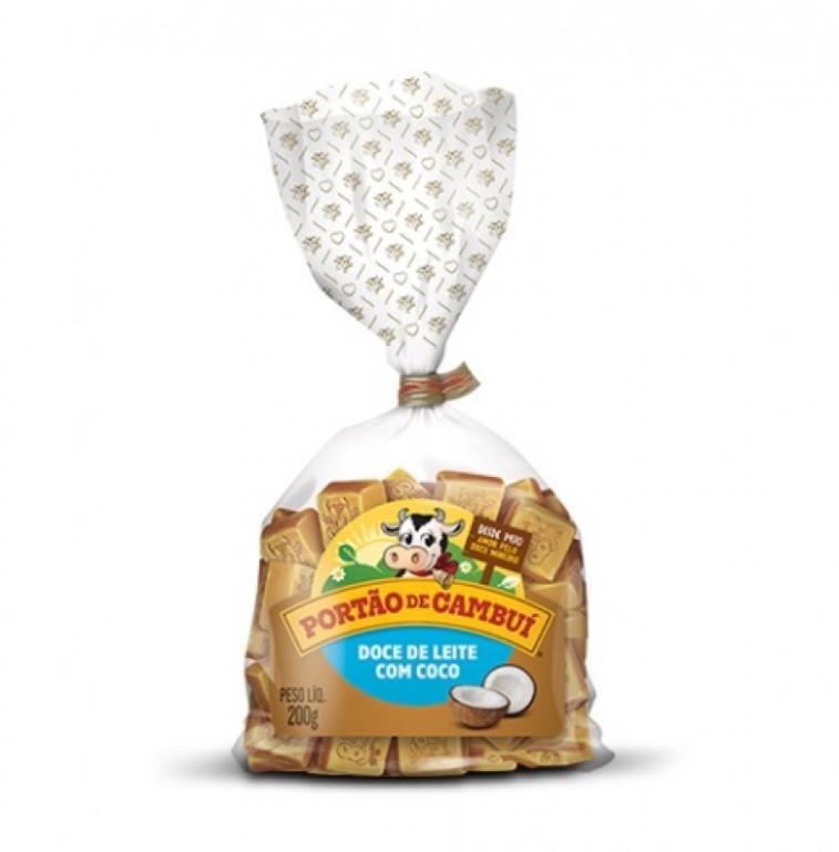 DOCE DE LEITE COM COCO PCT 200G ARTESANAL (CX 25X200G)