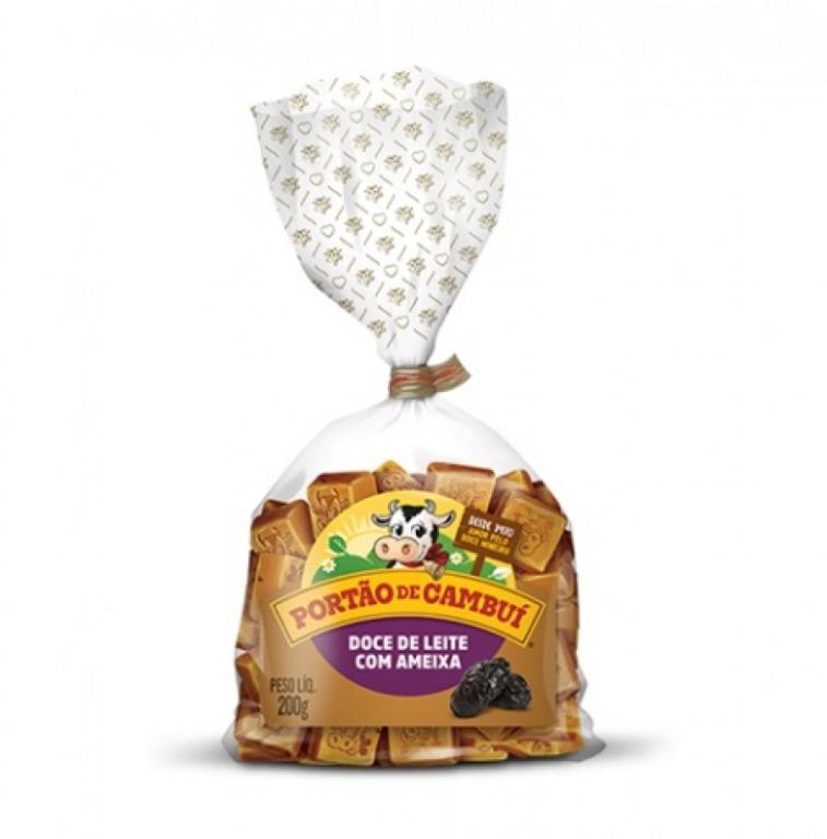 DOCE DE LEITE COM AMEIXA PCT 200G ARTESANAL (CX 25X200G)