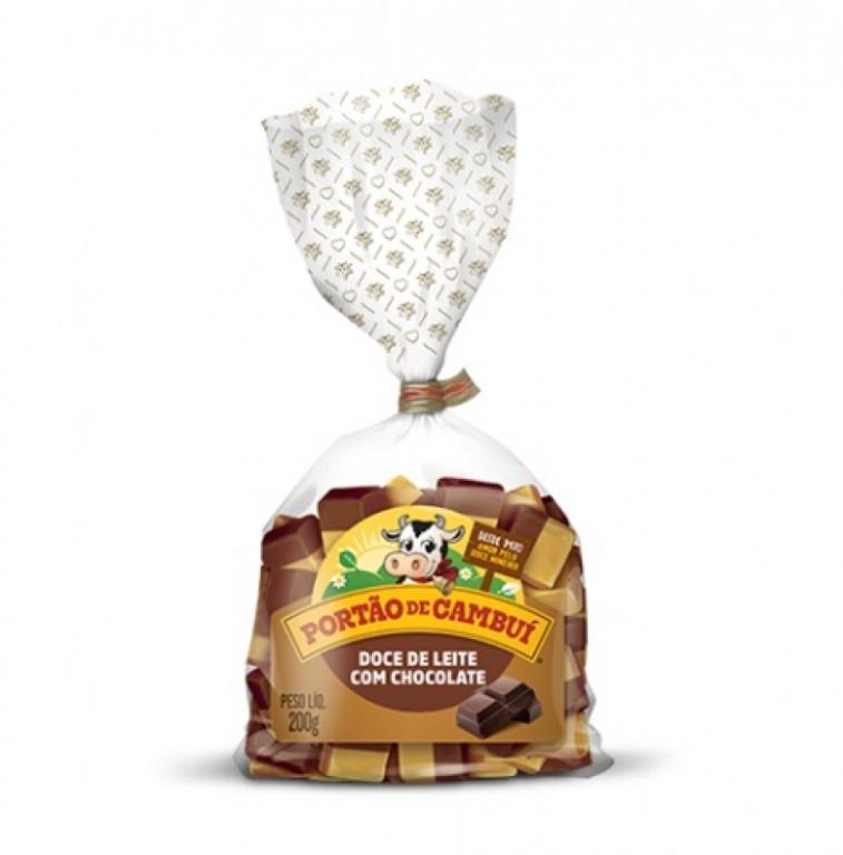 DOCE DE LEITE COM CHOCOLATE PCT 200G ARTESANAL (CX 25X200G)