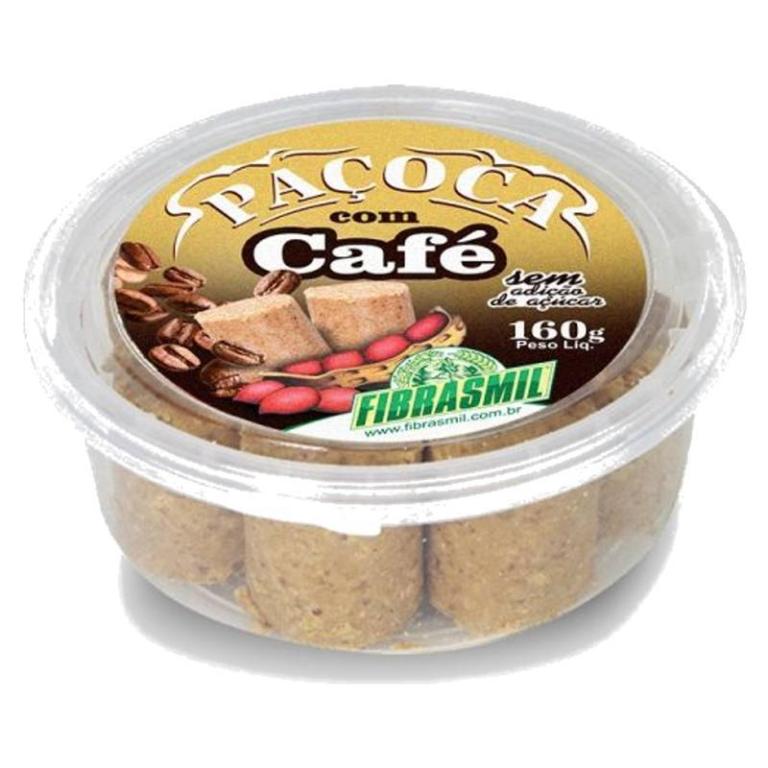 Paçoca com Café sem Áçúcar FIBRASMIL 160g