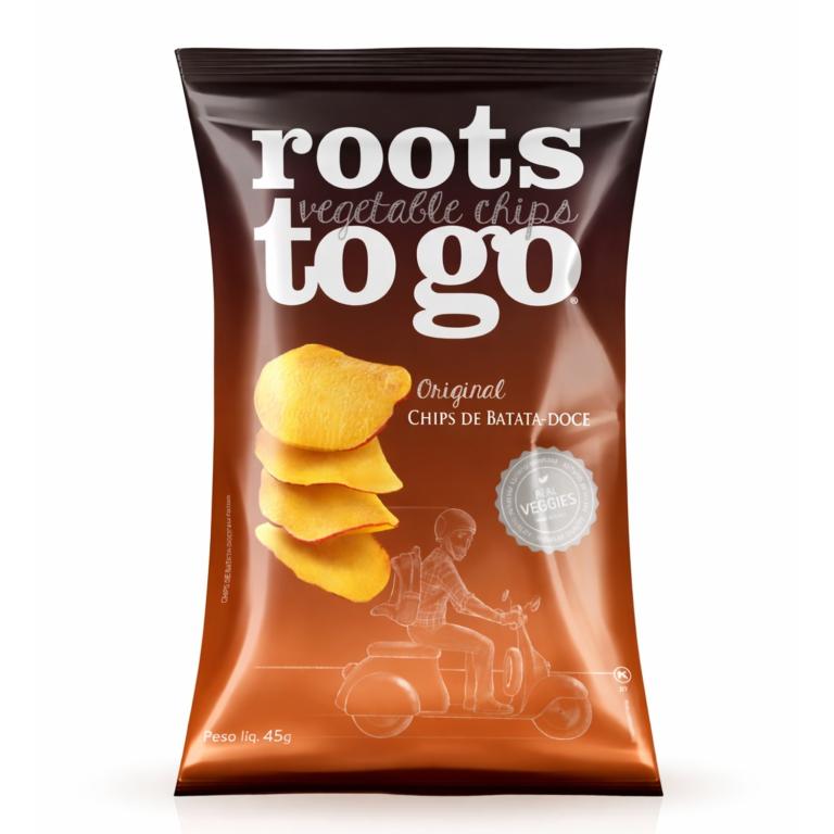 Chips De Batata-Doce Roots To Go 45g (Cx 24x45g)