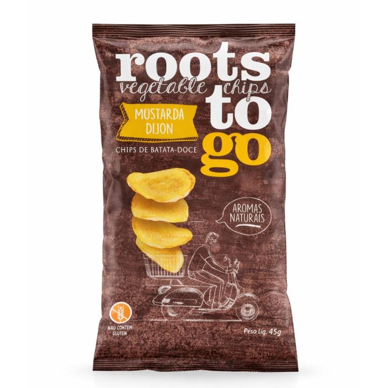 Roots To Go Batata-Doce c/ Mostarda Dijon 45g (Cx 24x45g)