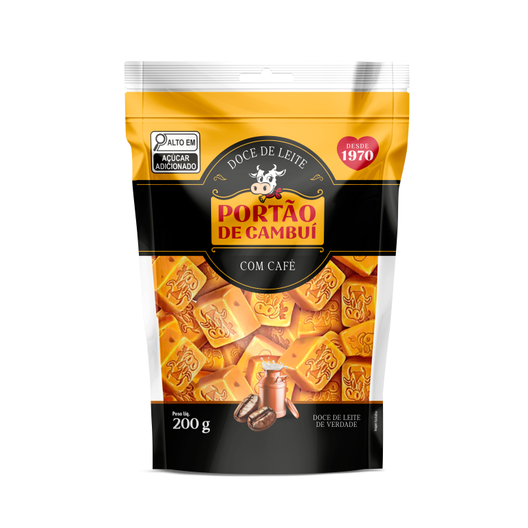 DOCE DE LEITE COM CAFÉ STAND-UP POUCH 200G (CX MASTER 50X200G)