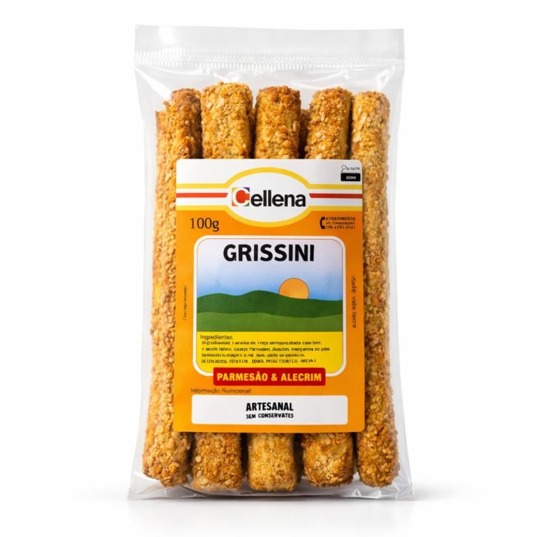 Grissini Artesanal Parmesão e Alecrim CELLENA 100g