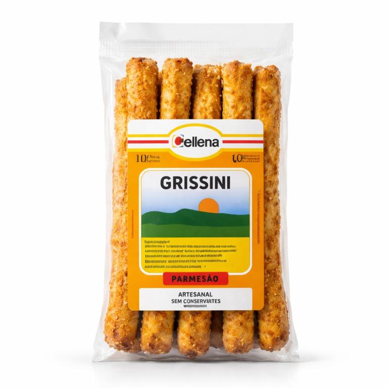 Grissini Artesanal Sabor Parmesão CELLENA 100g