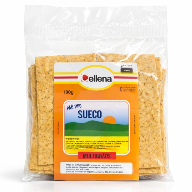 Pão Tipo Sueco Multigrãos CELLENA 180g