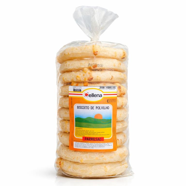 Biscoito de Polvilho Artesanal c/ Parmesão CELLENA 140g