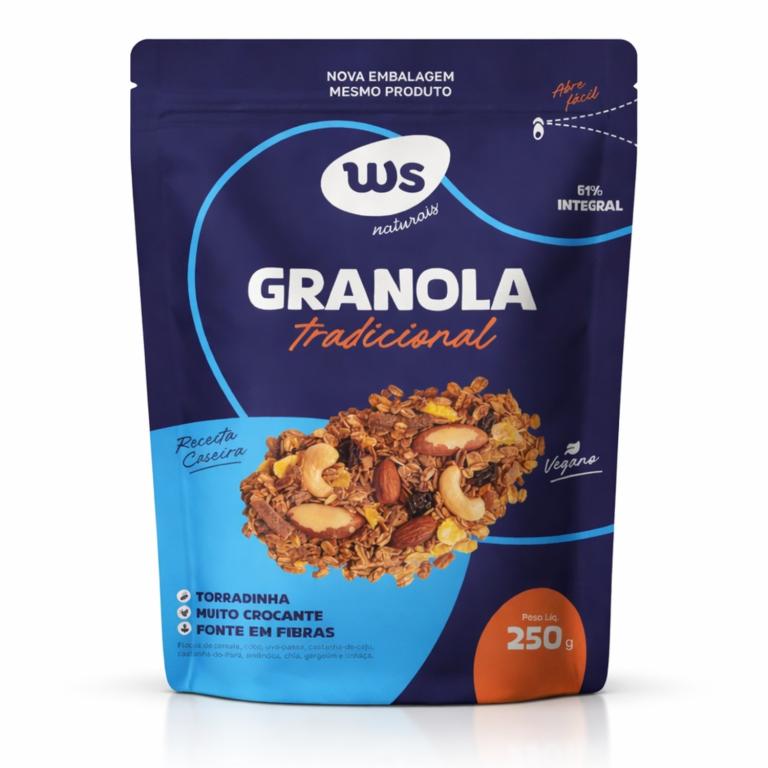 Granola Tradicional WS NATURAIS 250g