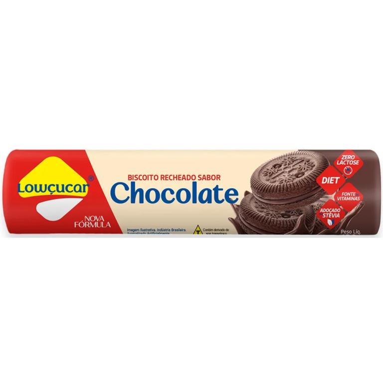 BISCOITO RECHEADO ZERO SABOR CHOCOLATE 120G (CX MASTER 16X120G)