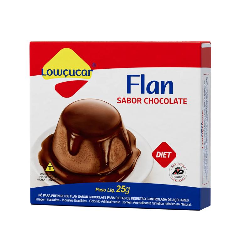 FLAN LOWCUCAR CHOCOLATE 25G (CX MASTER 18X25G)