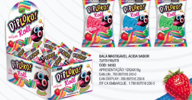 GOMA ROLL SOUR 24X18G