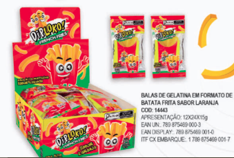 DIPLOKO BATATA FRITAS 24X15G