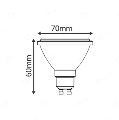 LÂMPADA LED AR70 GU10 4,8W BQ