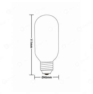 LÂMPADA LED FLAMENTO RETRÔ T45 4W 2200K E27