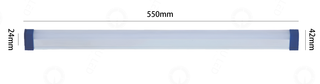 LUMINÁRIA LED SOBREPOR  EMERGENCIA T5 IP20 RECARREGÁVEL 30W 6500K