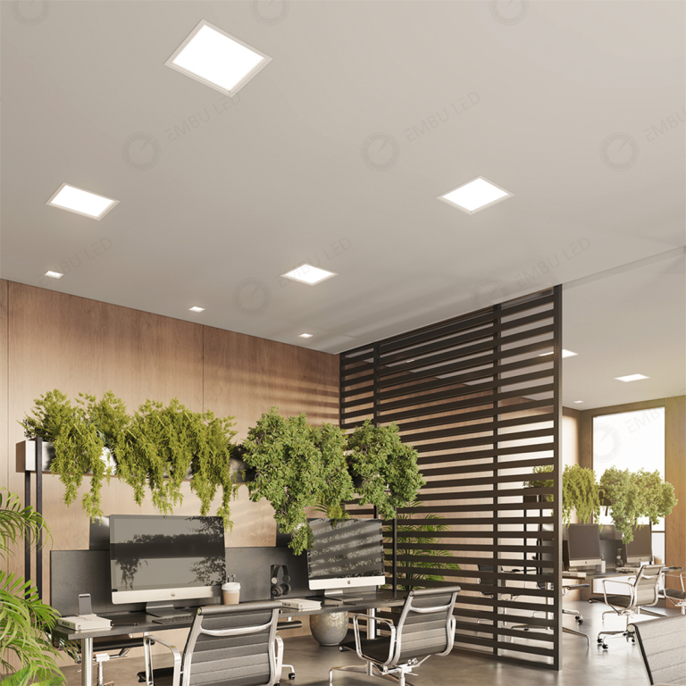 LUMINÁRIA PAINEL LED EMBUTIR QUADRADO BR 6W 3K/4K/6,5K