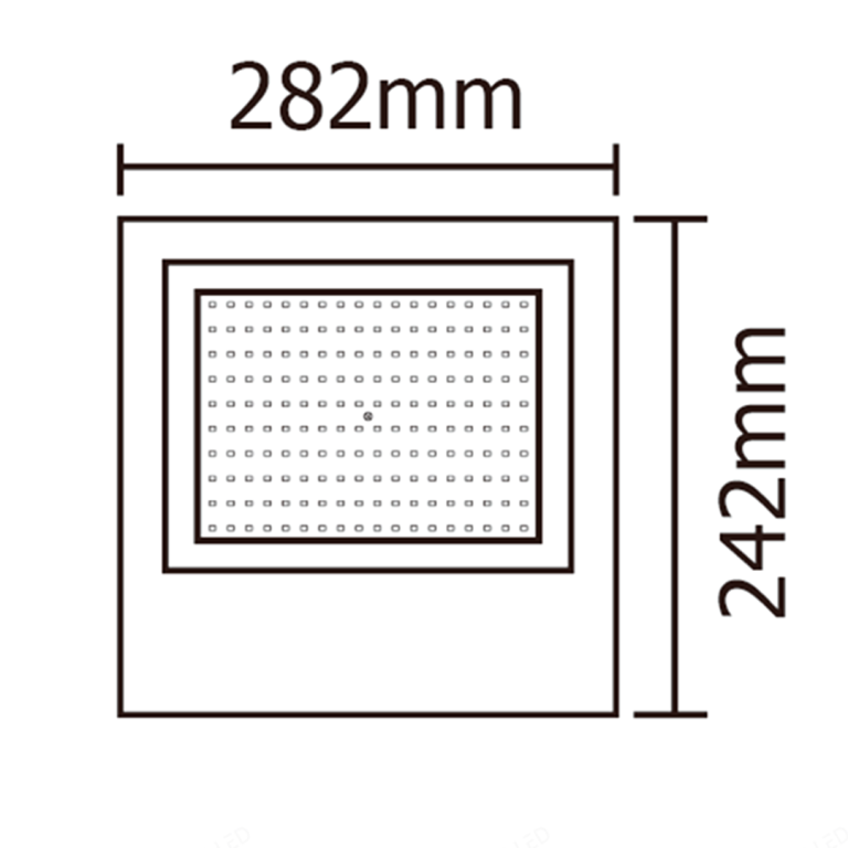 REFLETOR LED SMD LINHAECO 200W 6000K IP66