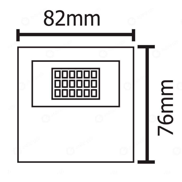 REFLETOR LED SMD LINHAECO 20W 3000K IP66