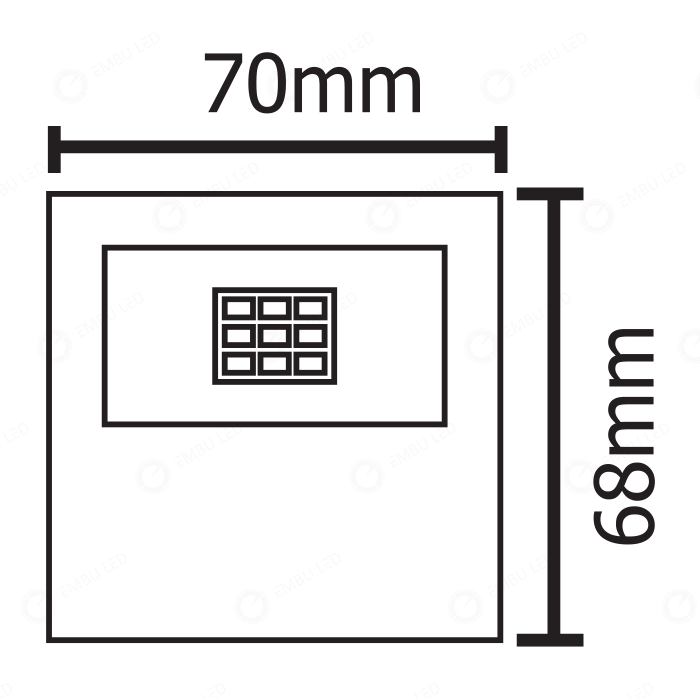 REFLETOR LED SMD LINHAECO 10W 6000K IP66