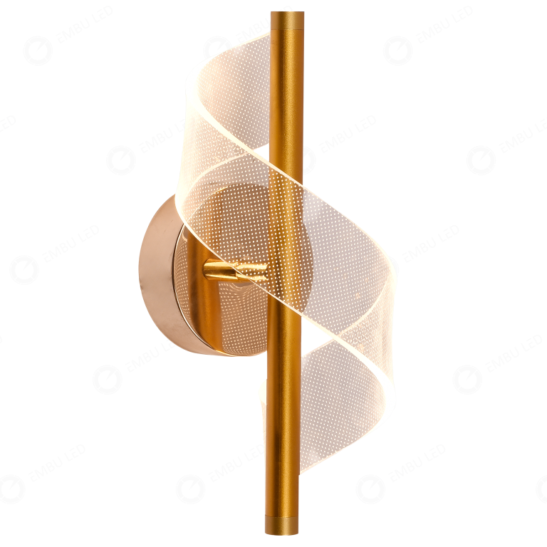 ARANDELA ACRILICO SPIRAL 2W 3K/4K/6,5K