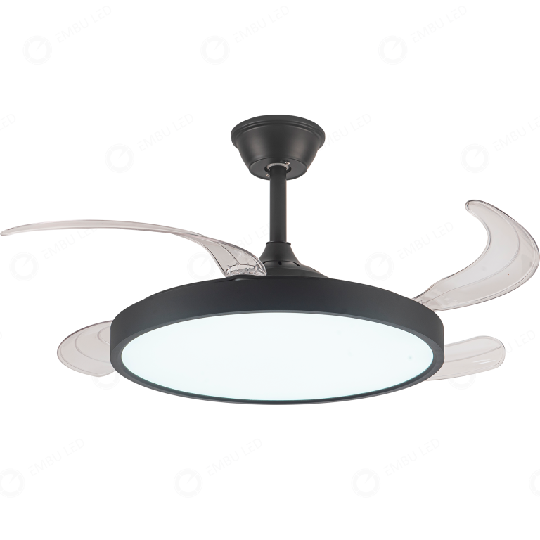 PLAFON LED FLESHWIND 36W PRETO 3K/4K/6,5K