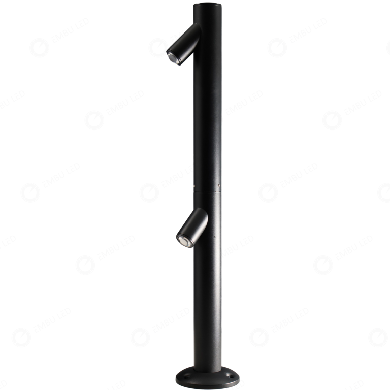 1-BALIZADOR DE JARDIM DUBLE 2X6W 3000K