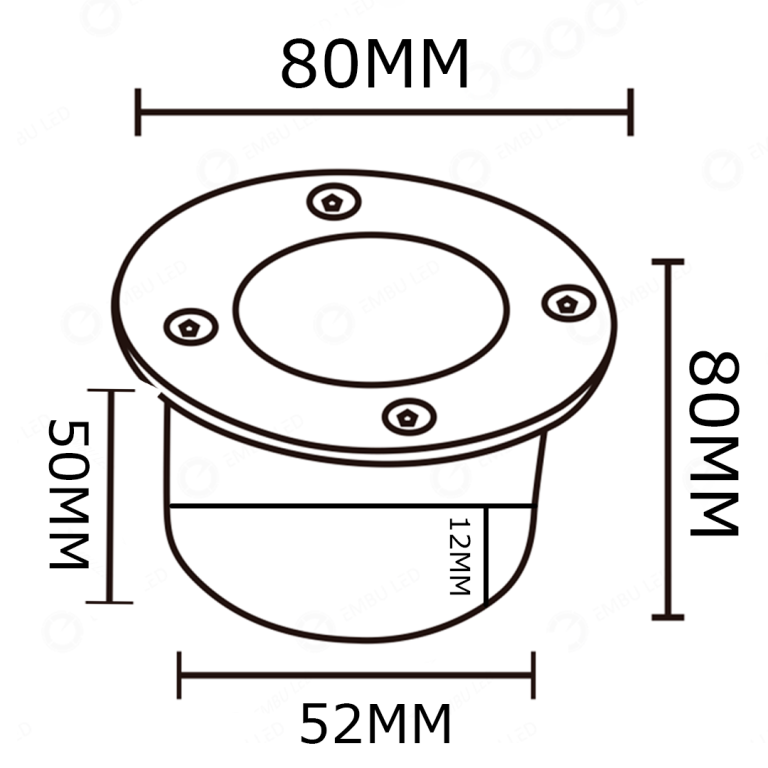 BALIZADOR DE SOLO IP66 COB 3000K 5W