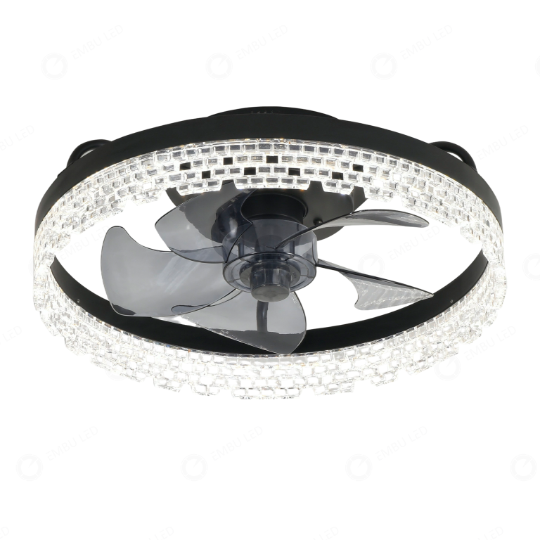 1-PLAFON LED MINIWIND 23W ANEL MADEIRA CLARA