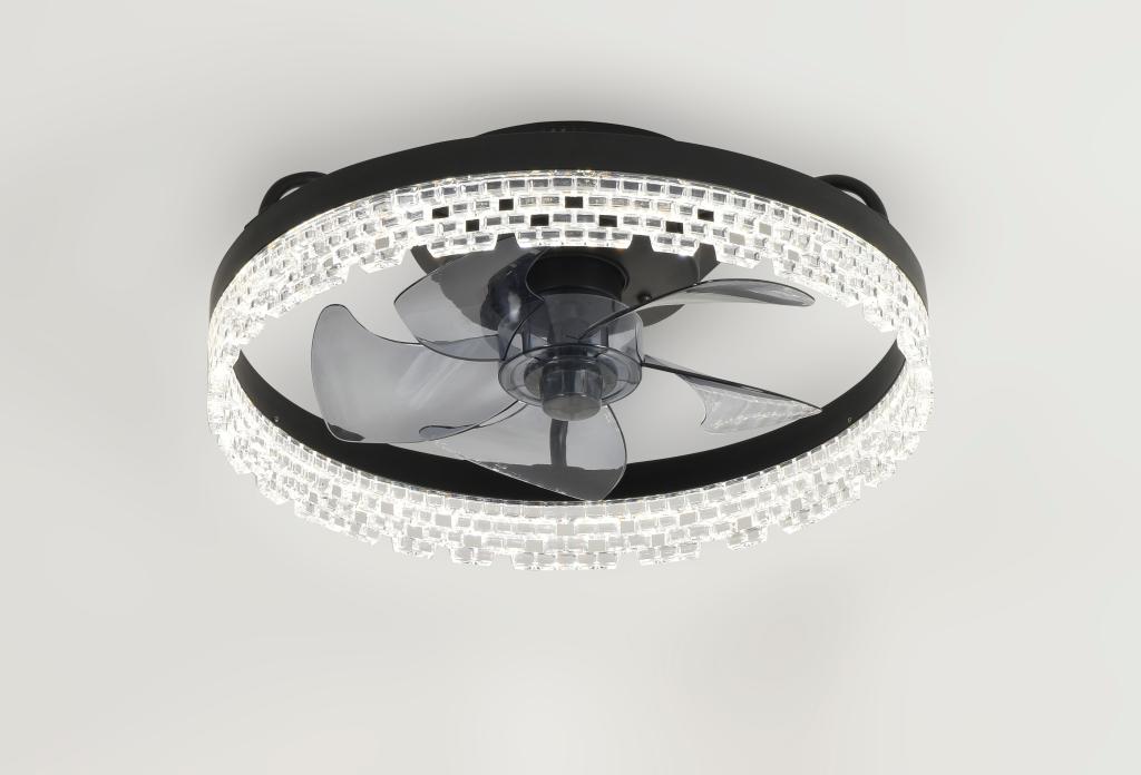 1-PLAFON LED MINIWIND 23W ANEL MADEIRA CLARA