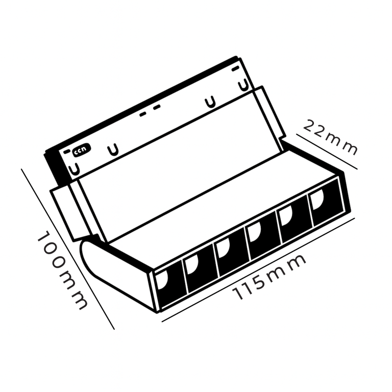LUMINÁRIA FOCOSBEAM MAGNETRA 6W 3000K/4000K