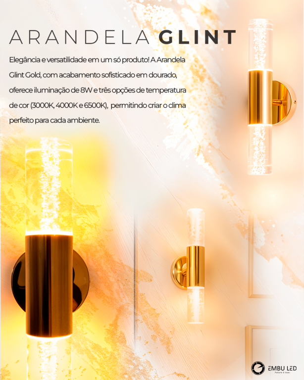 1-ARANDELA GLINT 8W 6K/4K/6,5K