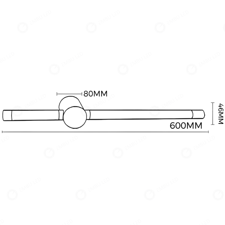 1-ARANDELA LINEAR GOLD 12W 3K/4K/6,5K