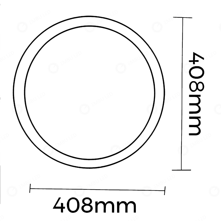 1-PLAFON HALO ORB PRETO 25W 3K/4K/6,5K