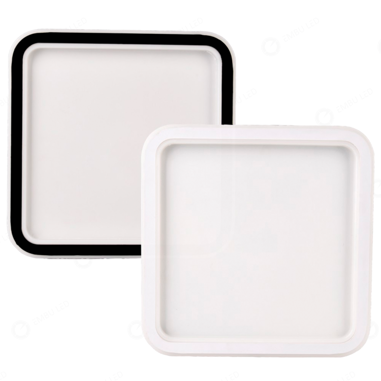 1-PLAFON HALO FRAME PRETO 25W 3K/4K/6,5K