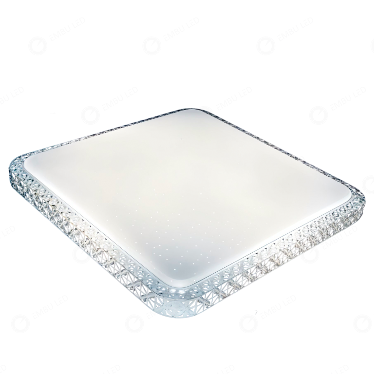 1-PLAFON CRYSTALLO QUADRA 72W 3K/4K/6,5K