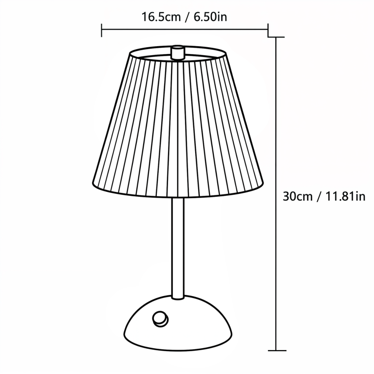 1-ABAJUR VILA ART 3W 3K/4K/6,5K