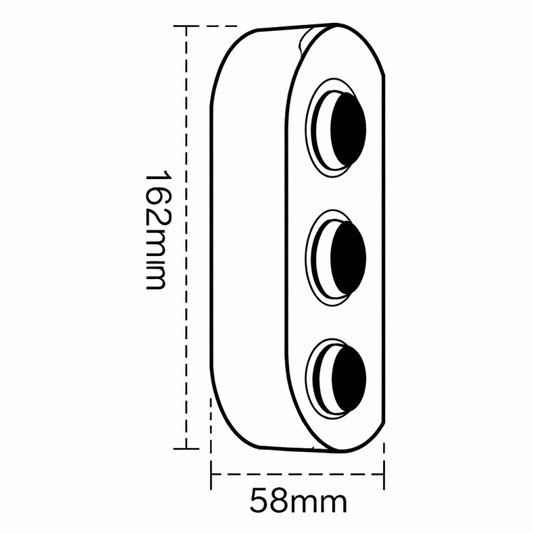 1-ARANDELA ARCTIS 6X1W 3000K