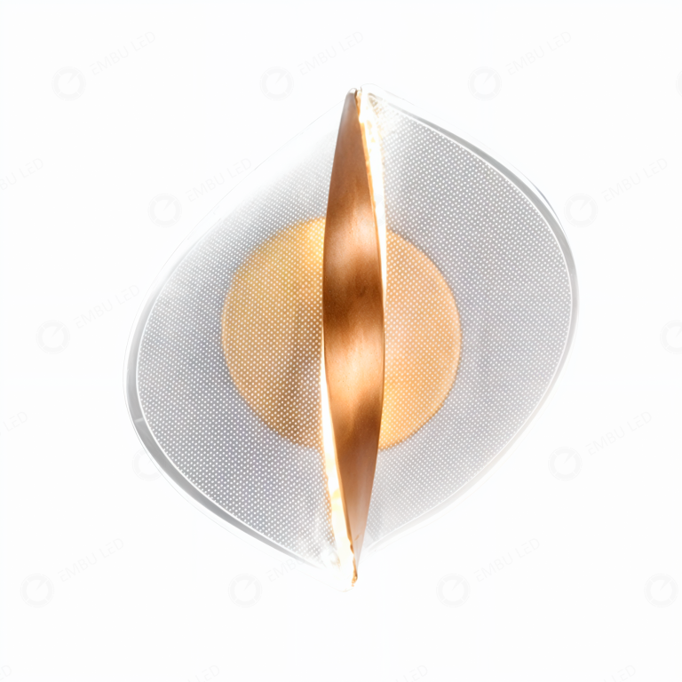 1-ARANDELA ACRILUX CONCHA 7W 3K/4K/6,5K