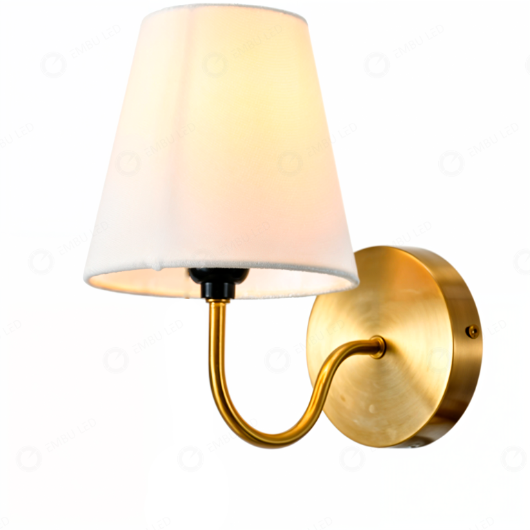 1-ARANDELA LED TEXTURA CLASSICA GOLD + AREIA