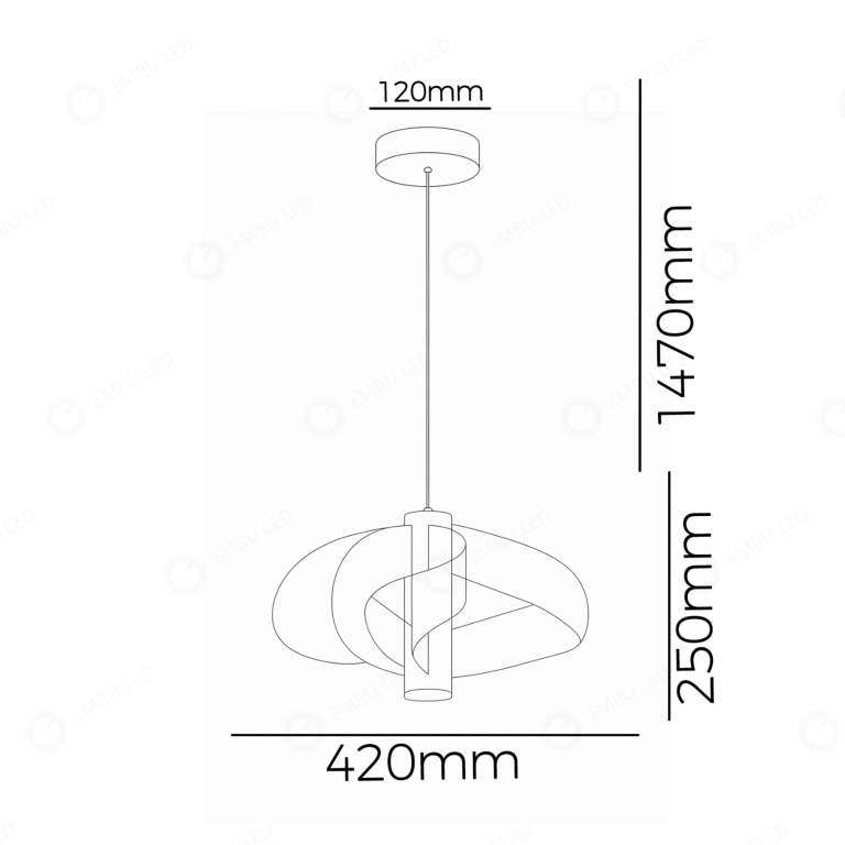 1-PENDENTE ACRILUX ART