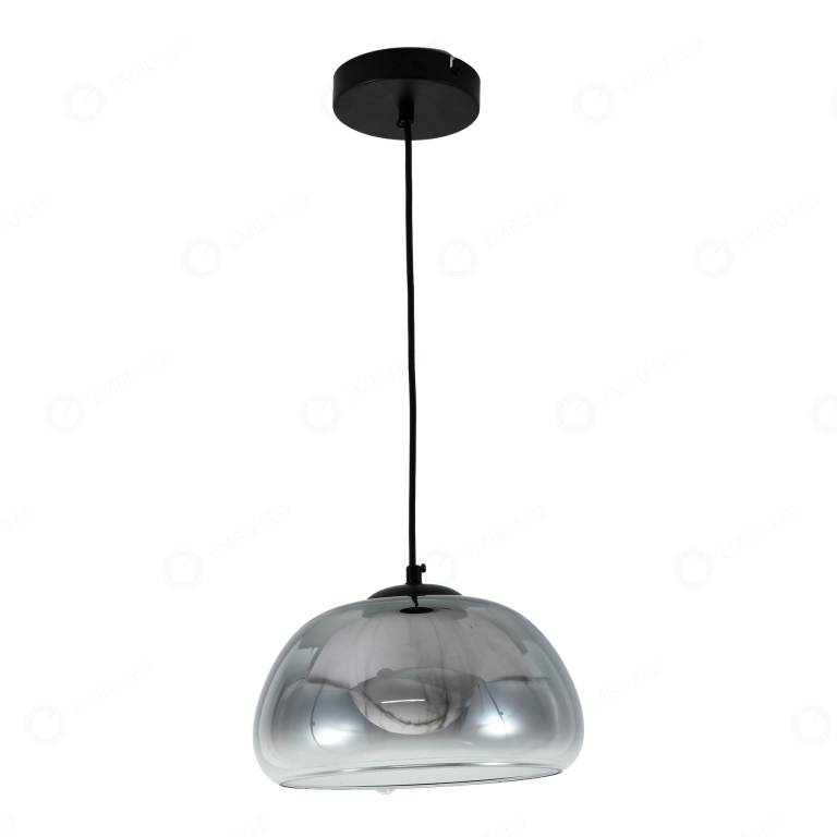 1-PENDENTE LED PIETRA SFERA FUME
