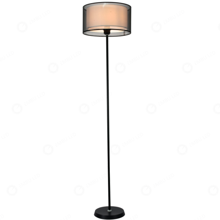 1-LUMINÁRIA DE CHÃO TEXTURA SIMPES ( PARA LAMPADA E27 )