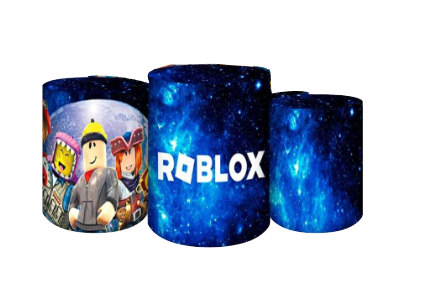 CAPAS PARA CILINDRO ROBLOX AZUL  ROBLOX ALUGUEL
