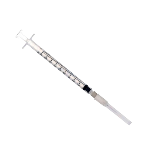 Seringa Luer Slip com Agulha 1ml 13mm X 0,45mm (un) - Descarpack