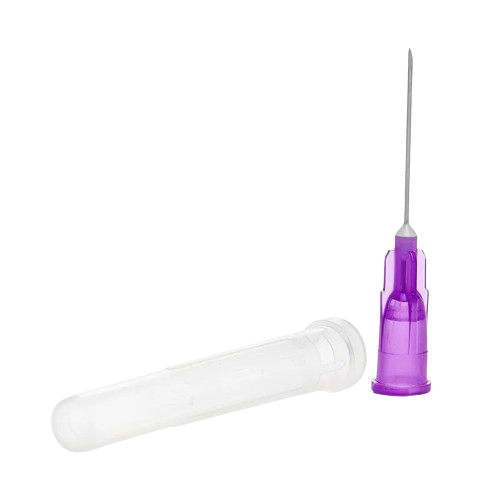 Agulha Hipodérmica 20mm X 0,55mm 24G Rosa (un) - Uniqmed