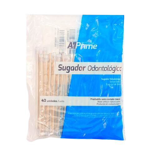 Sugador Odontológico (Pct. 40un) - Allprime