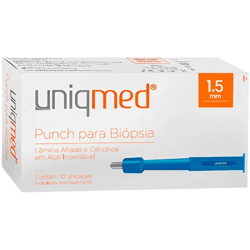 Punch para Biopsia 1,5mm (un) - Uniqmed