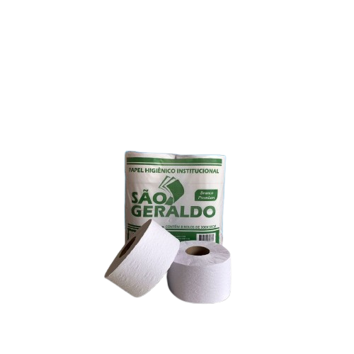 Papel Higiênico Institucional Branco Premium 300m X 10cm (Pct. 8 Rolos) - São Geraldo