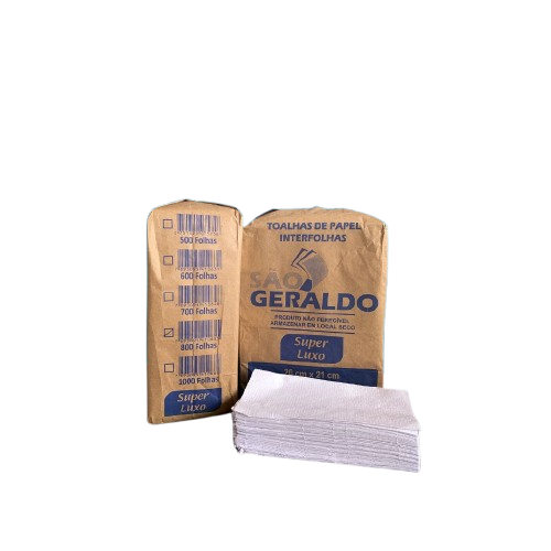 Papel Toalha Interfolha Super Luxo (Pct. 1000 Folhas) - São Geraldo